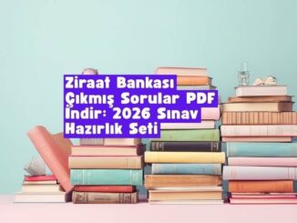 Ziraat Bankası çıkmış sorular pdf indir