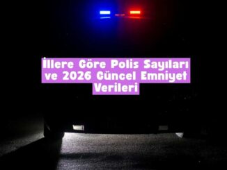 illere göre polis sayıları