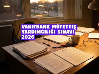 Vakıfbank Müfettiş Yardımcılığı Sınavı 2026